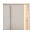 Pavira Eastern King Bed with LED Lights - Stone