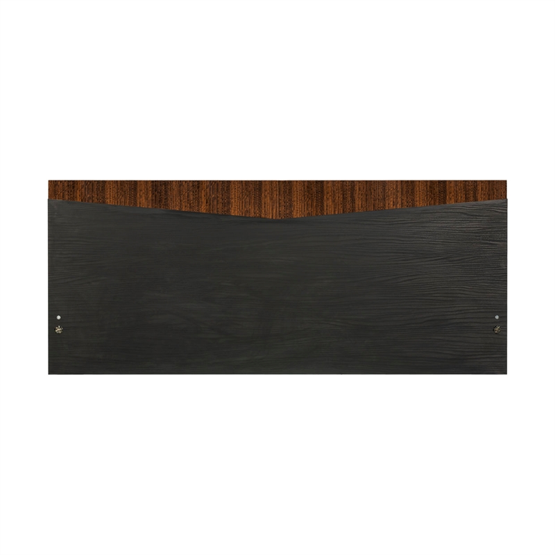 Kayner Eastern King Bed with LED Lights - Charcoal