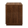 Kayner 1-Drawer Nightstand with LED Lights - Charcoal
