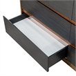 Kayner Dresser with Mirror - Charcoal