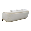 Scotts Square Chenille Sofa - Cornsilk/Gold