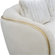 Scotts Square Chenille Sofa - Cornsilk/Gold