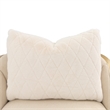 Scotts Square Chenille Chaise Lounge - Cornsilk/Gold