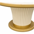 Scotts Square Round Dining Table - Light Champagne