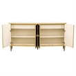 Scotts Square Sideboard with Mirror - Light Champagne