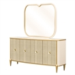 Scotts Square Sideboard with Mirror - Light Champagne