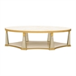 Scotts Square Oval Cocktail Table - Light Champagne