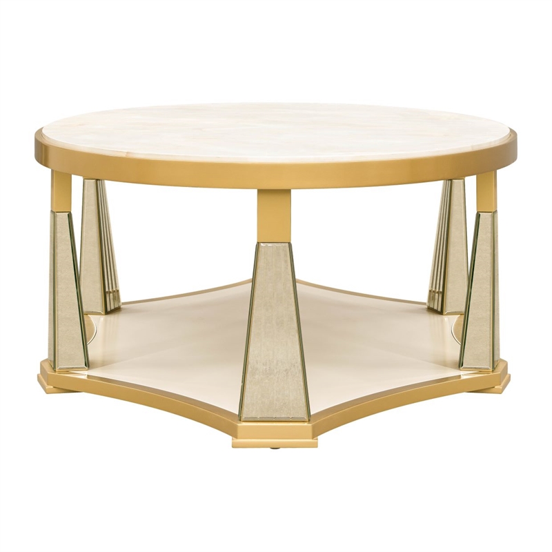 Scotts Square Oval Cocktail Table - Light Champagne