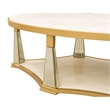 Scotts Square Oval Cocktail Table - Light Champagne