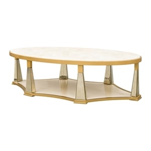 Scotts Square Oval Cocktail Table - Light Champagne