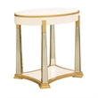 Scotts Square End Table - Light Champagne