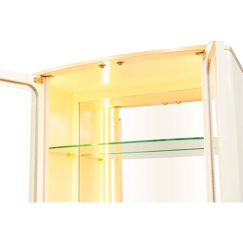 Scotts Square Display Cabinet - Light Champagne