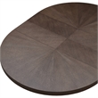 West Kensington Oval Dining Table - Medium Espresso
