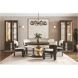 West Kensington Round Dining Table - Medium Espresso