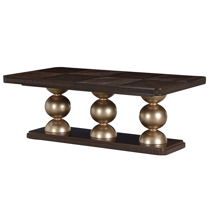 West Kensington Rectangular Dining Table - Medium Espresso