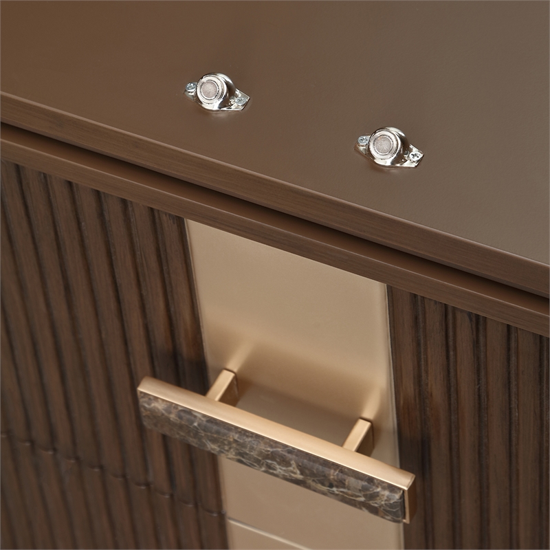 West Kensington Display Cabinet - Medium Espresso