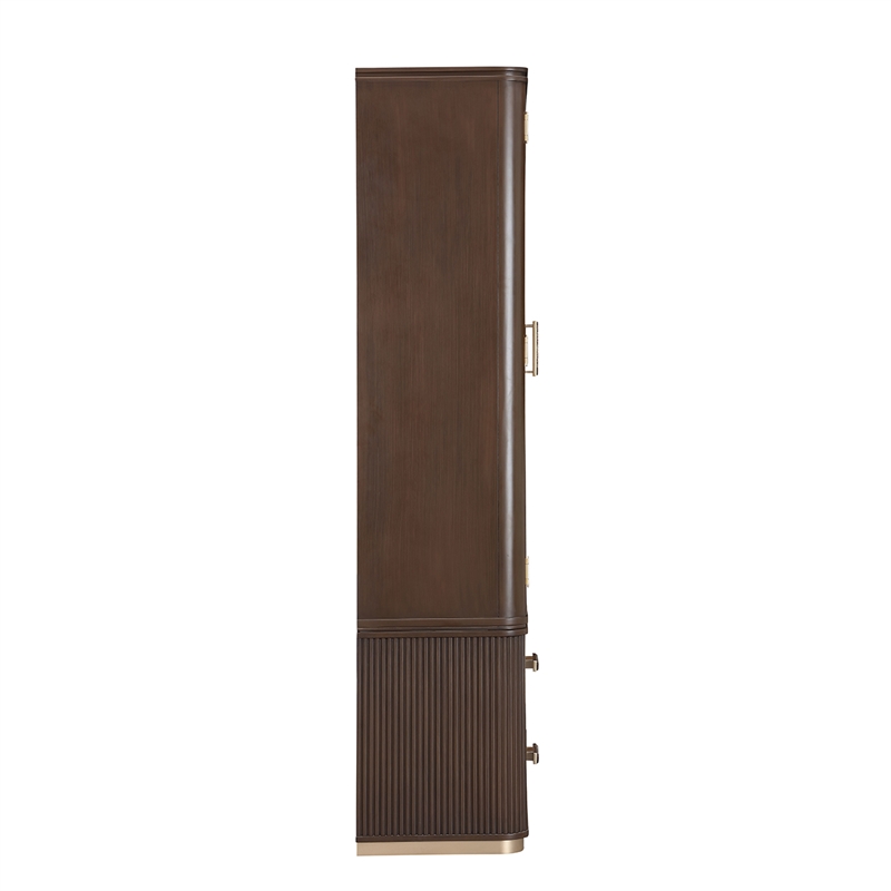 West Kensington Display Cabinet - Medium Espresso