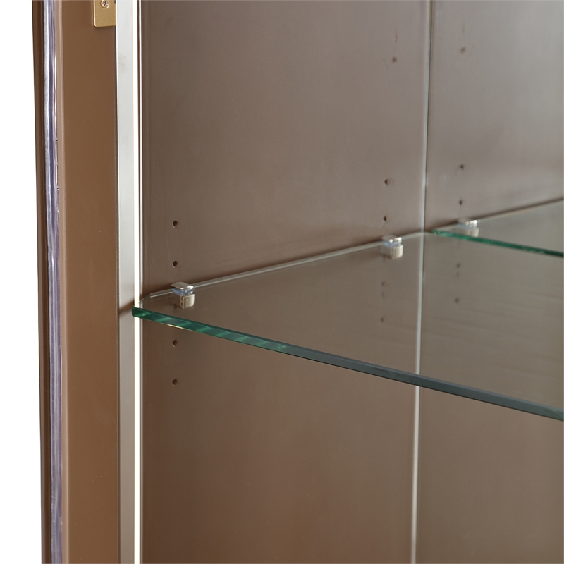 West Kensington Display Cabinet - Medium Espresso