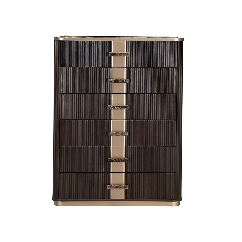 West Kensington Highboy Chest Medium Espresso