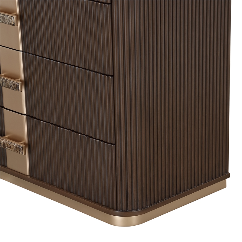 West Kensington Highboy Chest Medium Espresso