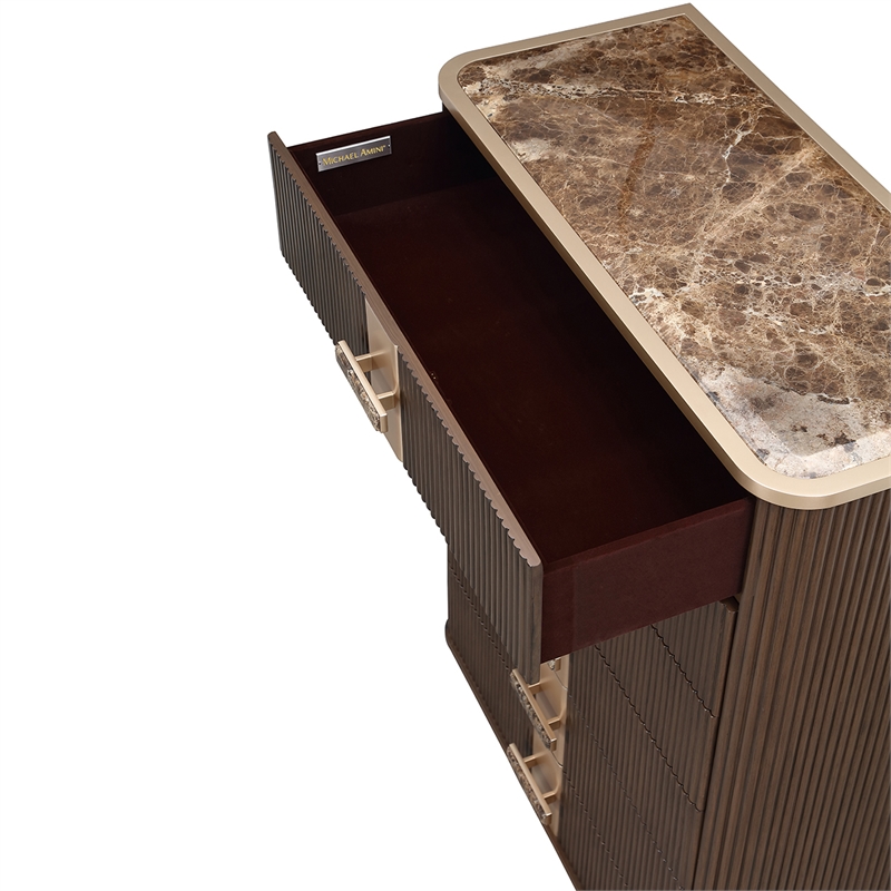 West Kensington Highboy Chest Medium Espresso