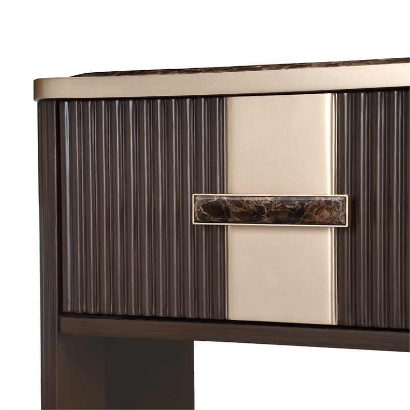 West Kensington 1-Drawer Nightstand - Medium Espresso