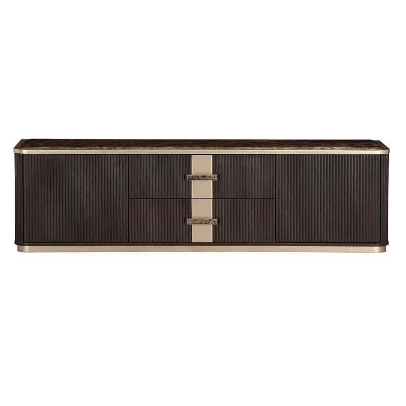 West Kensington Media Cabinet - Medium Espresso
