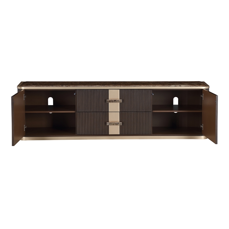West Kensington Media Cabinet - Medium Espresso