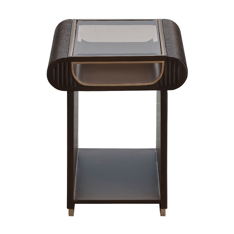West Kensington End Table - Medium Espresso