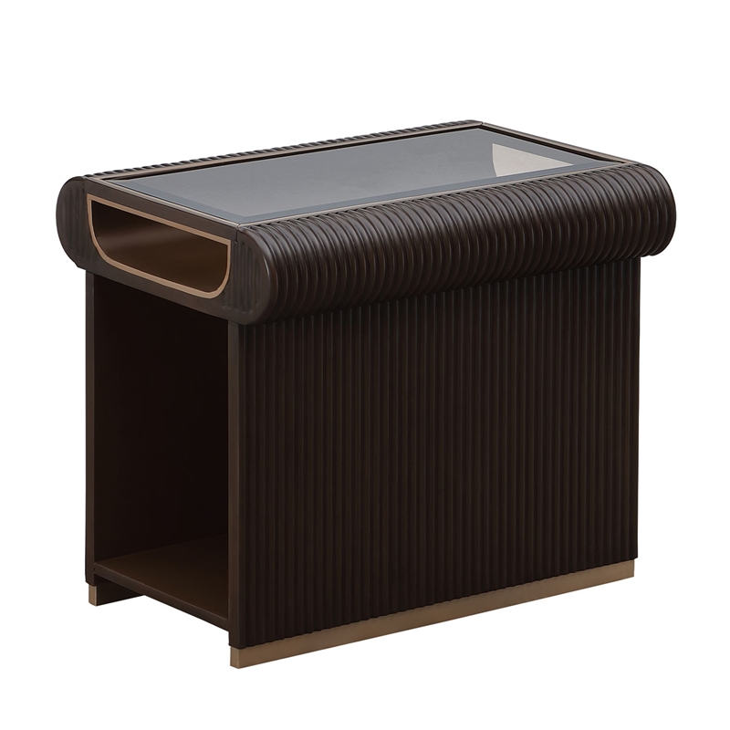 West Kensington End Table - Medium Espresso