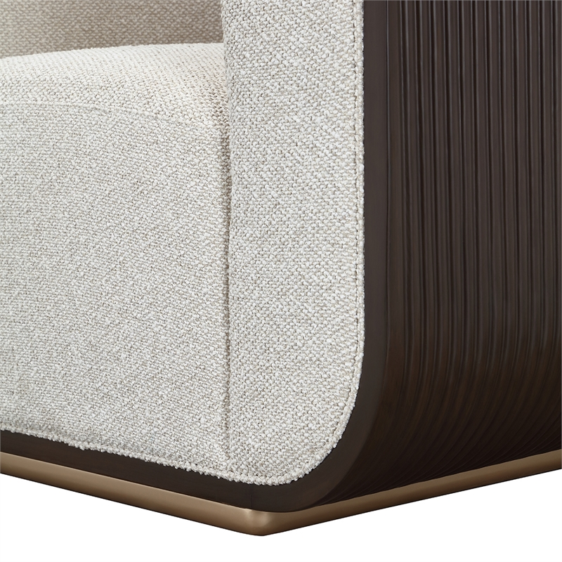 West Kensington Matching Chair - Buff/Medium Espresso