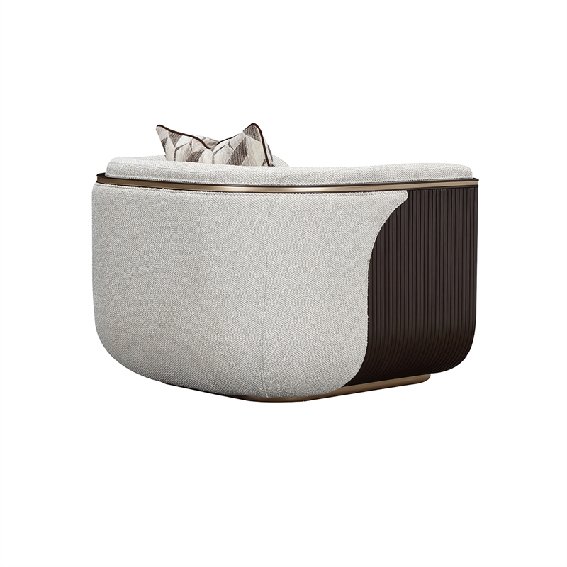 West Kensington Matching Chair - Buff/Medium Espresso
