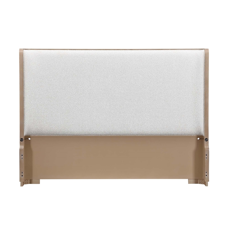 West Kensington Boucle Queen Bed - Sea Salt Caramel