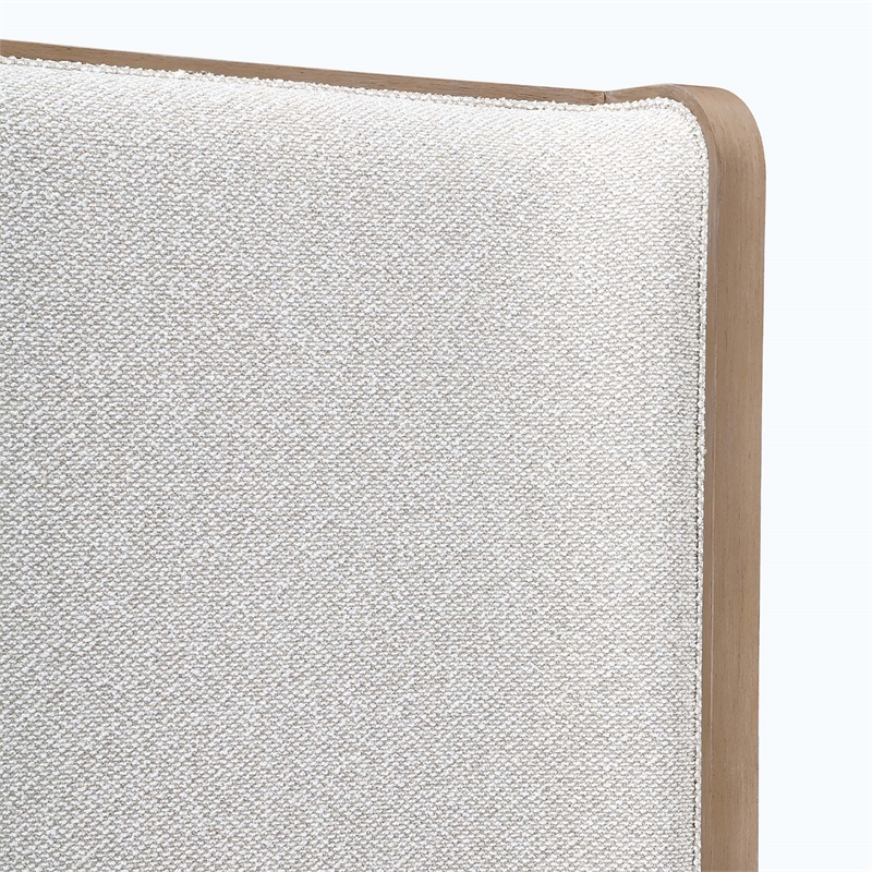 West Kensington Boucle Queen Bed - Sea Salt Caramel