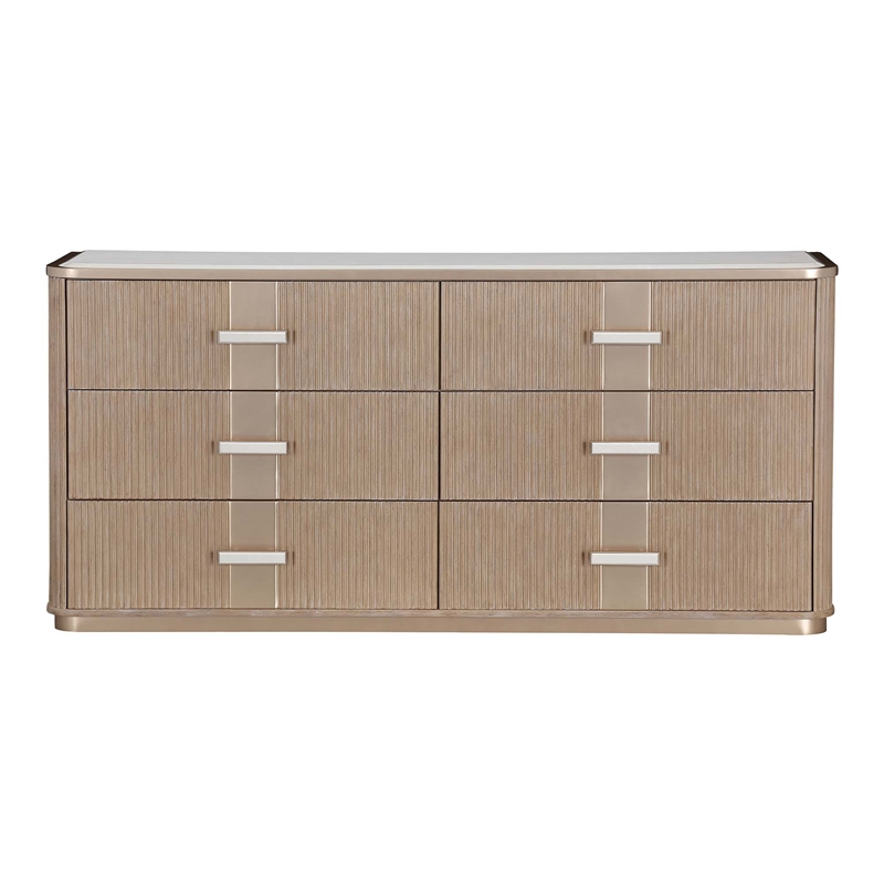 West Kensington 6-Drawer Dresser - Sea Salt Caramel