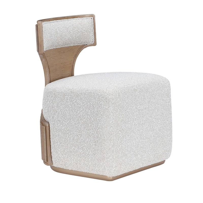 West Kensington Boucle Vanity Chair - Sea Salt Caramel