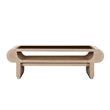 West Kensington Reeded Cocktail Table - Sea Salt Caramel