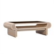 West Kensington Reeded Cocktail Table - Sea Salt Caramel