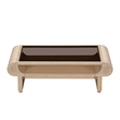 West Kensington Reeded Cocktail Table - Sea Salt Caramel