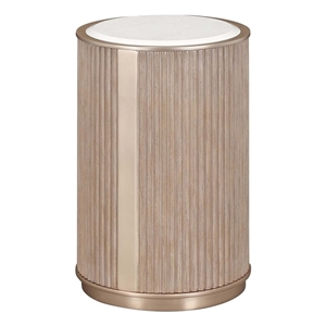 West Kensington Chairside Table - Sea Salt Caramel