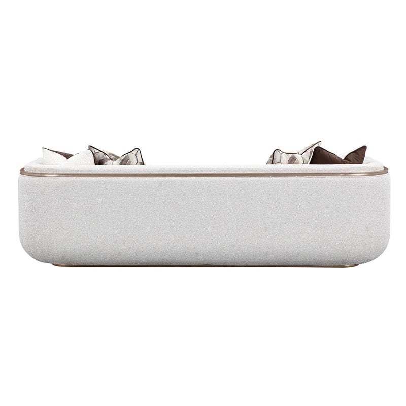 West Kensington Boucle Sofa - Buff/Seal Salt Caramel