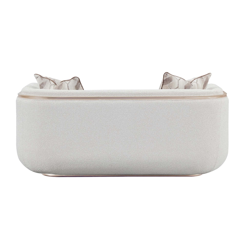 West Kensington Boucle Loveseat - Buff/Seal Salt Caramel
