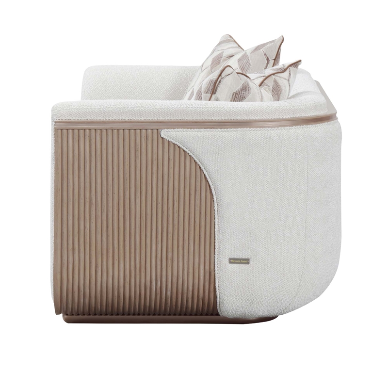 West Kensington Boucle Loveseat - Buff/Seal Salt Caramel