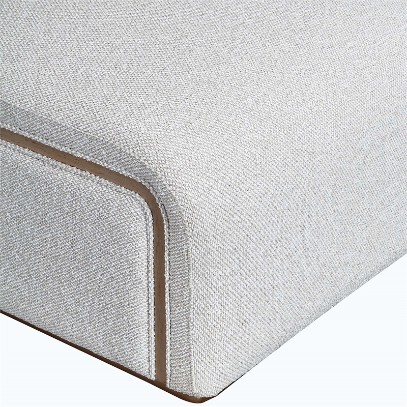 West Kensington Boucle Chaise - Buff/Seal Salt Caramel