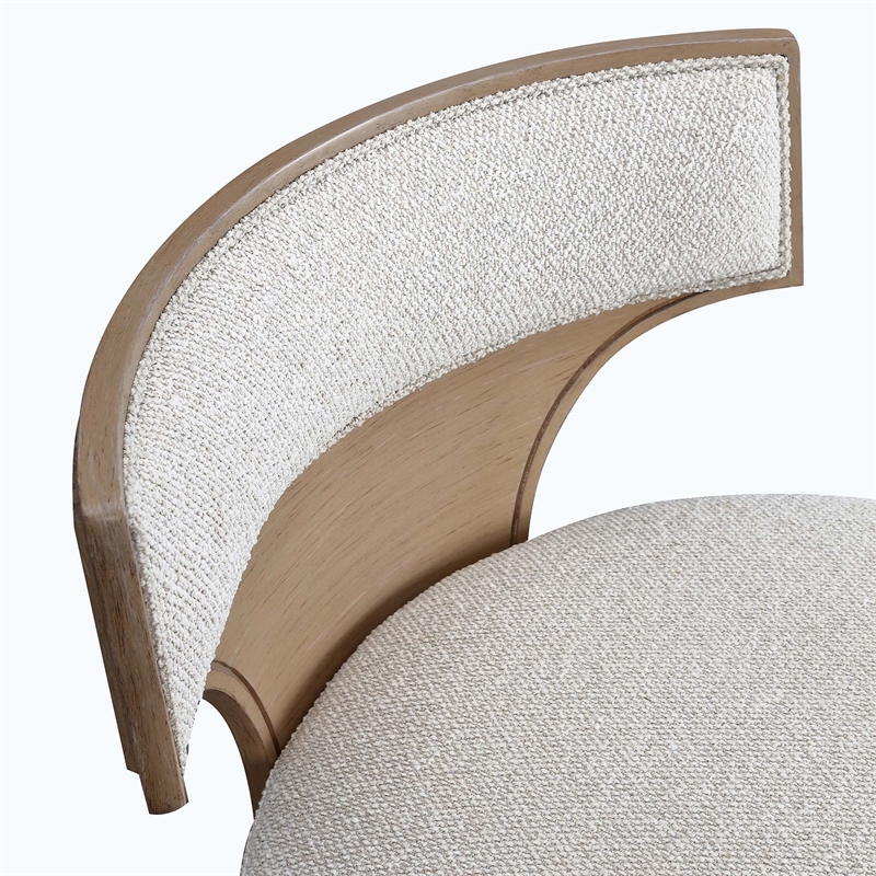 West Kensington Boucle Chaise - Buff/Seal Salt Caramel