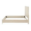 Lotus Bay King Panel Bed with LED Lights - Sand