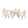 Lotus Bay Narrow Rectangular Dining Table - Sand