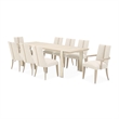 Lotus Bay Narrow Rectangular Dining Table - Sand