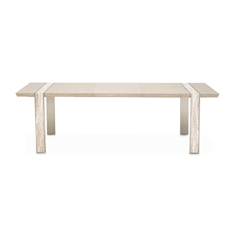 Lotus Bay Narrow Rectangular Dining Table - Sand