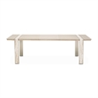 Lotus Bay Narrow Rectangular Dining Table - Sand